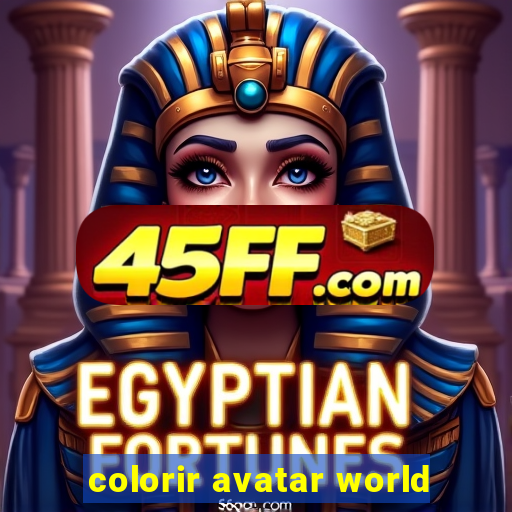 colorir avatar world